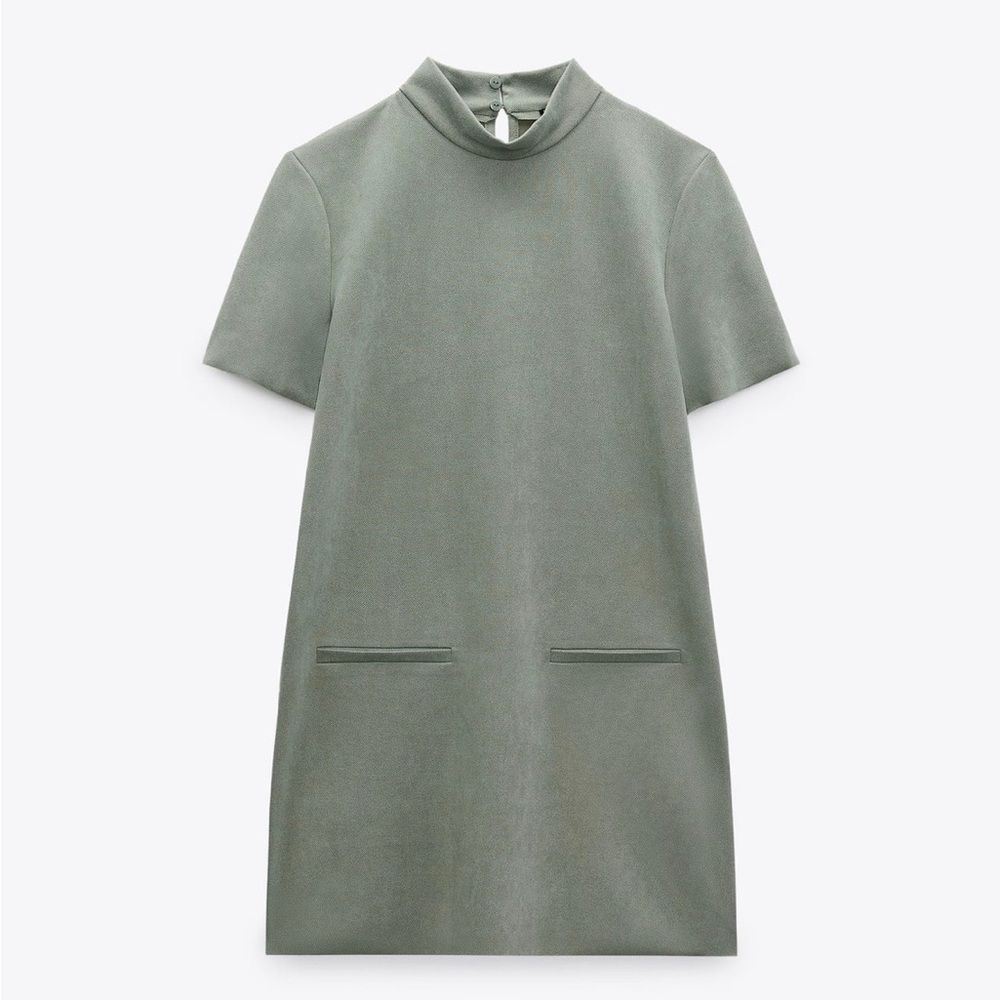 ZARA faux suede dress